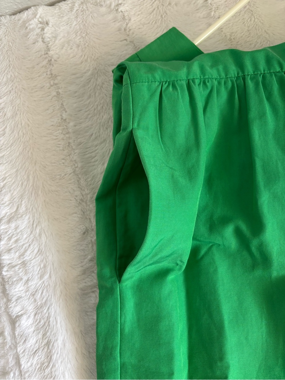 J. Crew Sleeveless Emerald Green Day Dress - Picture 4 of 6
